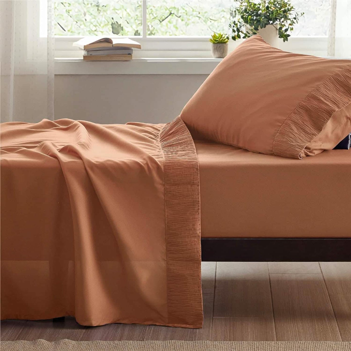 Ruched Sheet Set
