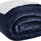 Sherpa and Fleece Reversible Blanket