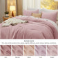 Prewashed Plain Comforter Set