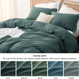 Polyester and Rayon Derived Duvet Cover Set