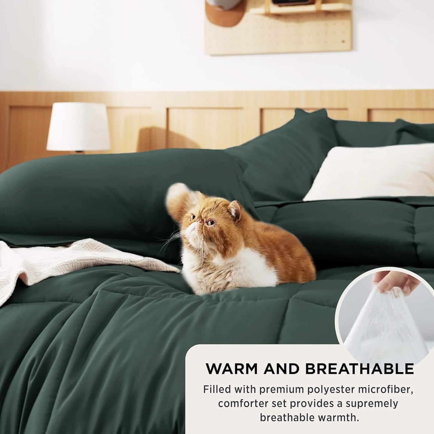 Comforter Set - 7 Pieces Solid