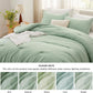 Prewashed Plain Comforter Set