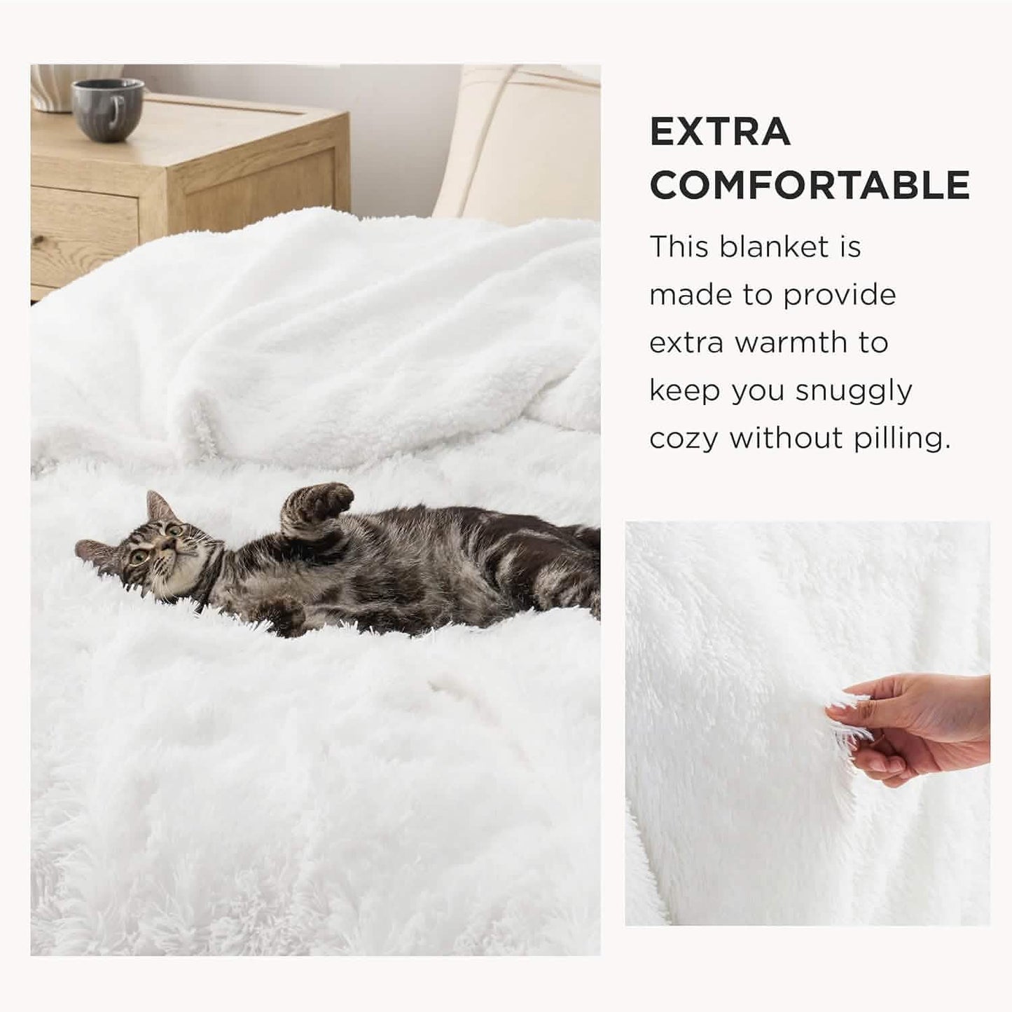 Fuzzy Faux Fur Blanket