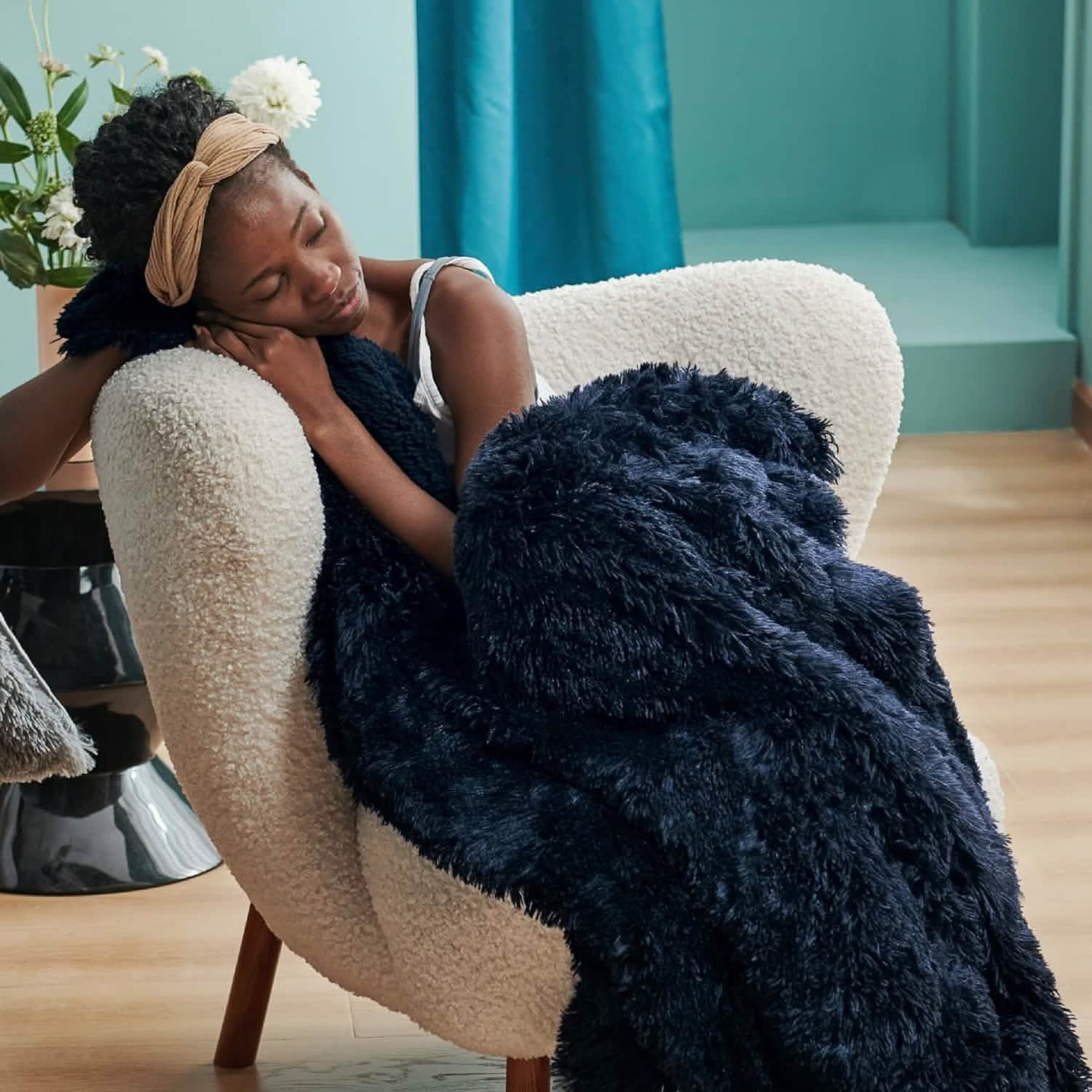Fuzzy Faux Fur Blanket