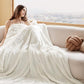 Acquard Decorative Shaggy Fleece Blanket