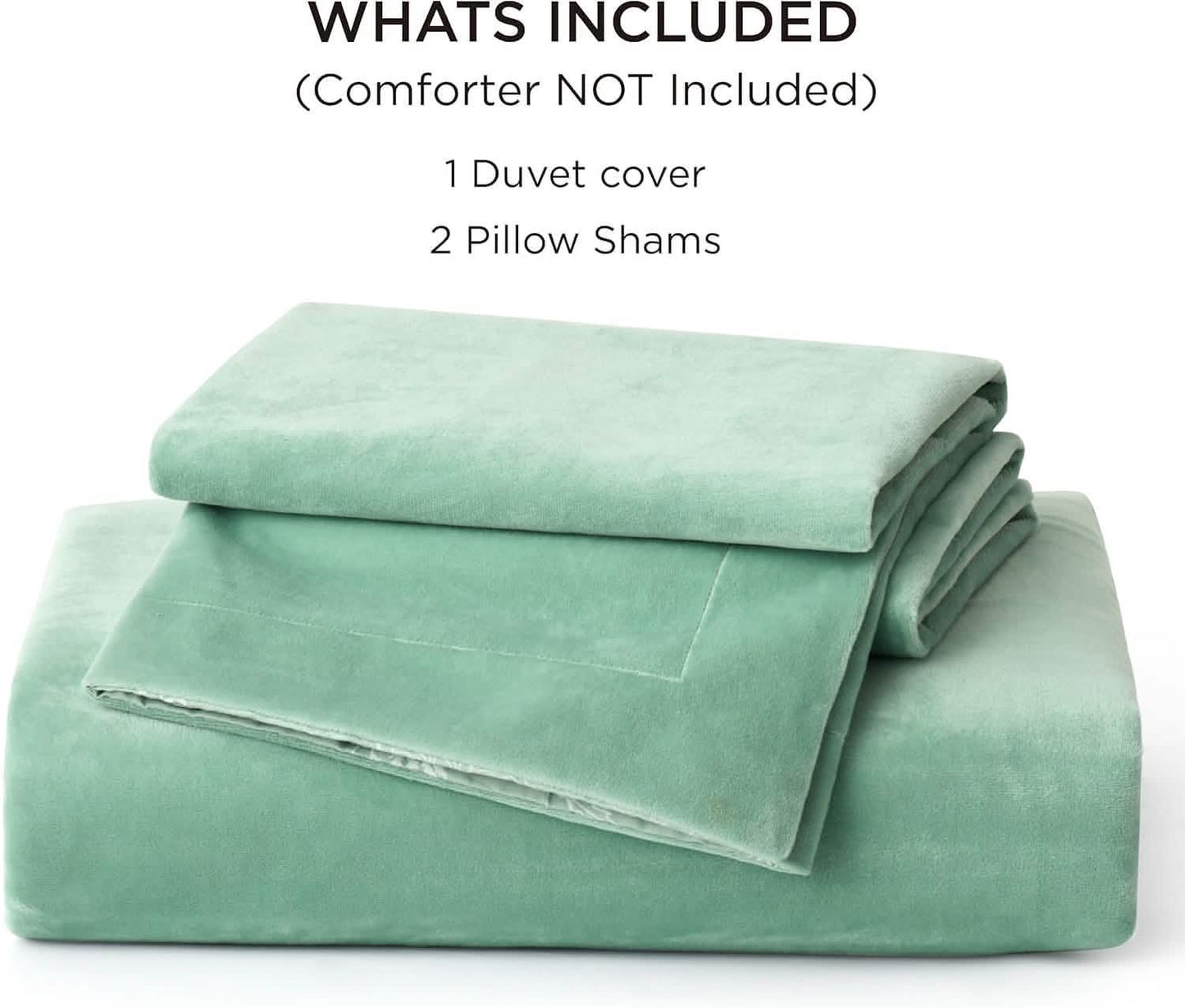 Reversible Two-Tone Sherpa Duvet Cover Set