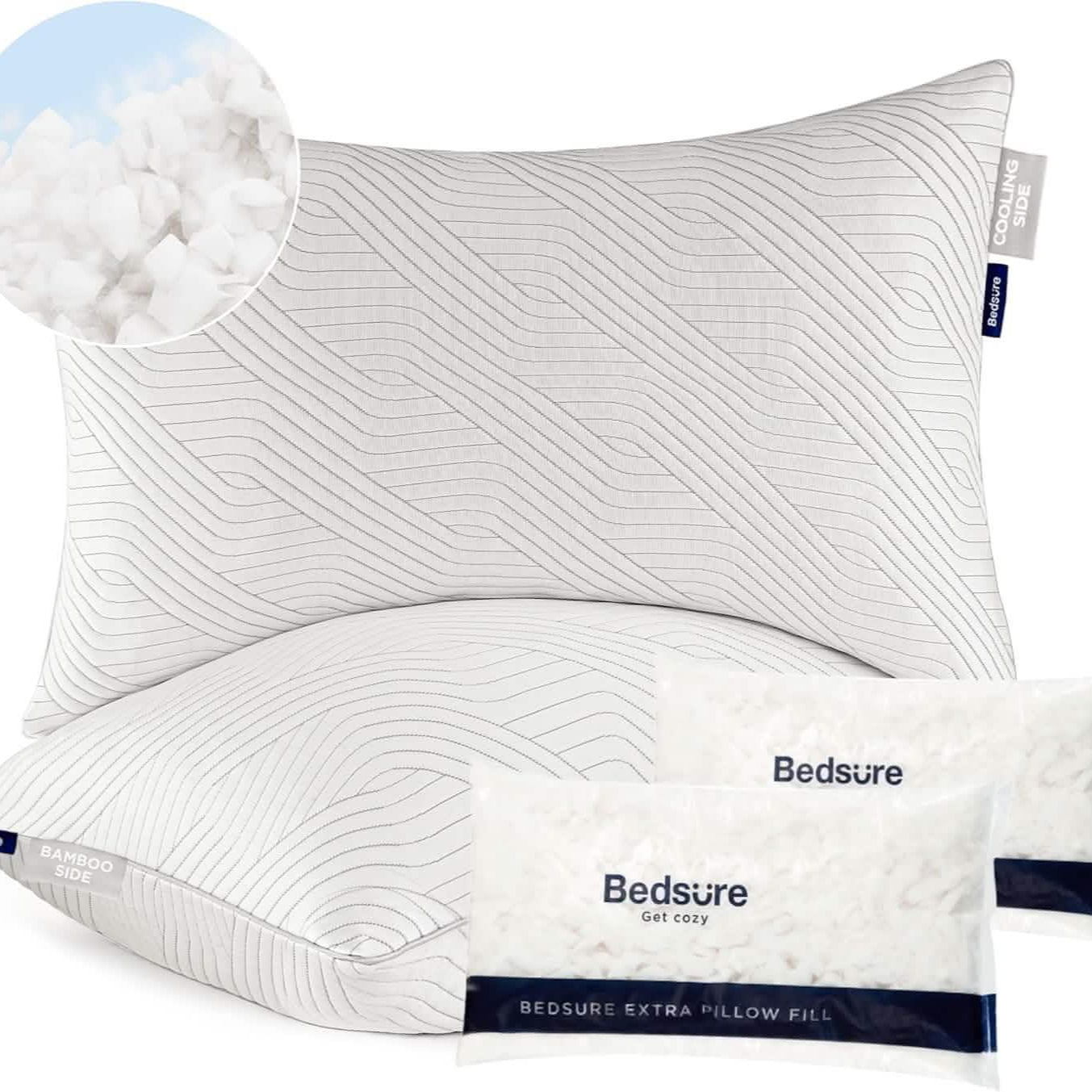 Adjustable Shredded Memory Foam Pillow