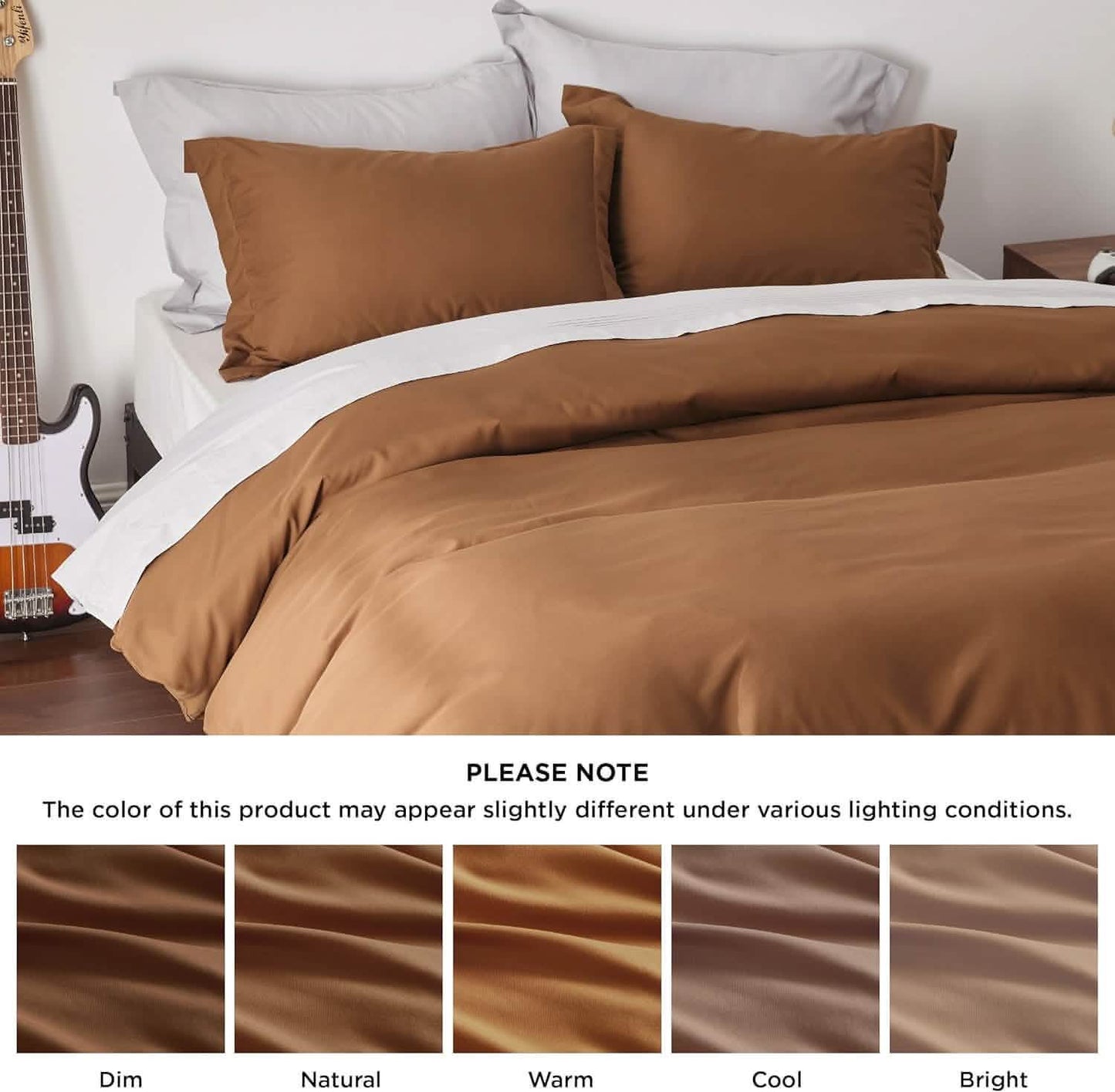 Brushed Polyester Microfiber Duvet Cover Set