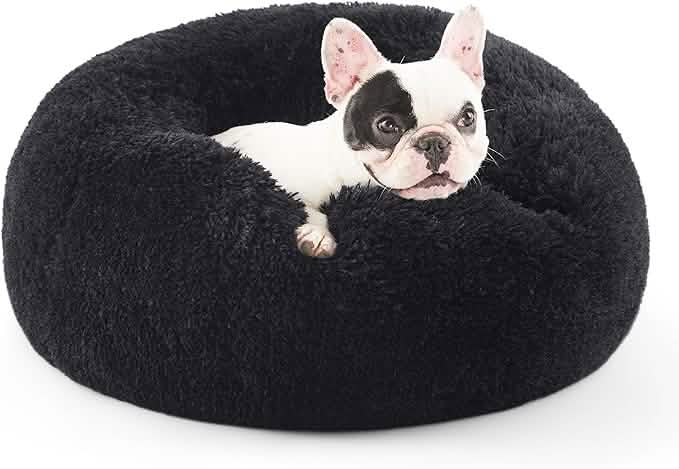 Calming Donut Bed for Dogs and Cats