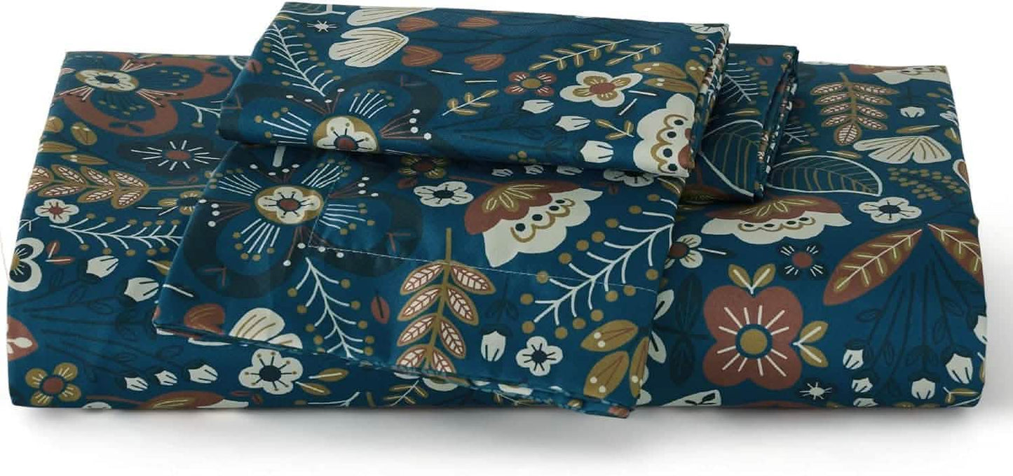 GentleSoft™ Reversible Floral Duvet Cover Set
