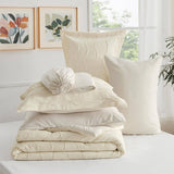 Bedsure Comforter Set - 7 Pieces Bed in a Bag