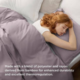 Polyester and Rayon Derived Duvet Cover Set