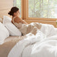Rayon Derived from Bamboo and Cotton Duvet Cover Set