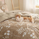 Bedsure Elegant Floral Comforter Sets