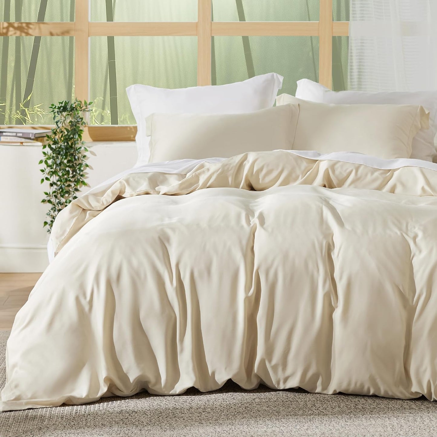 Rayon Derived from Bamboo Duvet Cover Set