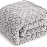 Jacquard Shaggy Sherpa Fleece Blanket