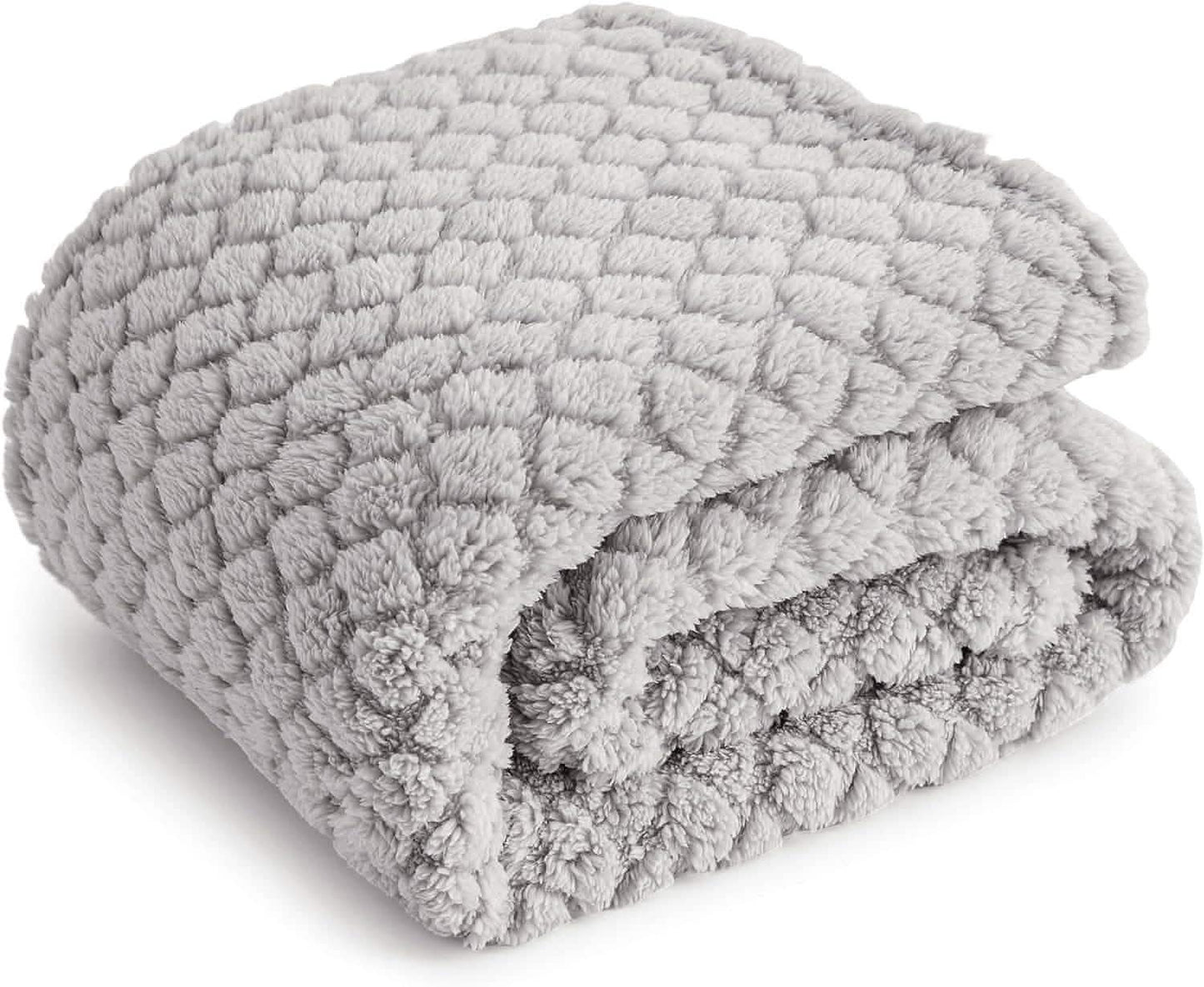 Jacquard Shaggy Sherpa Fleece Blanket