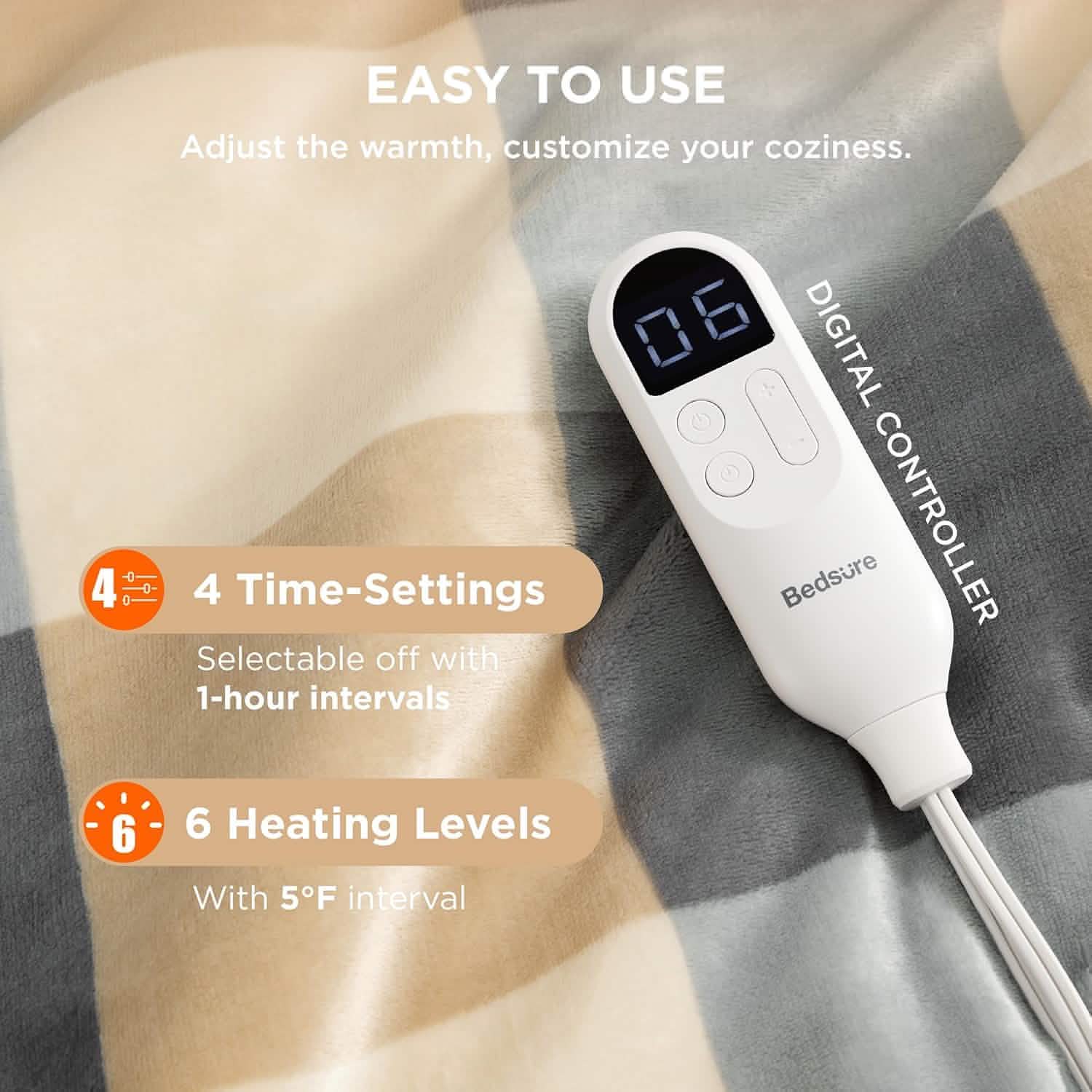 Heated Sherpa Fleece Blanket Hoodie