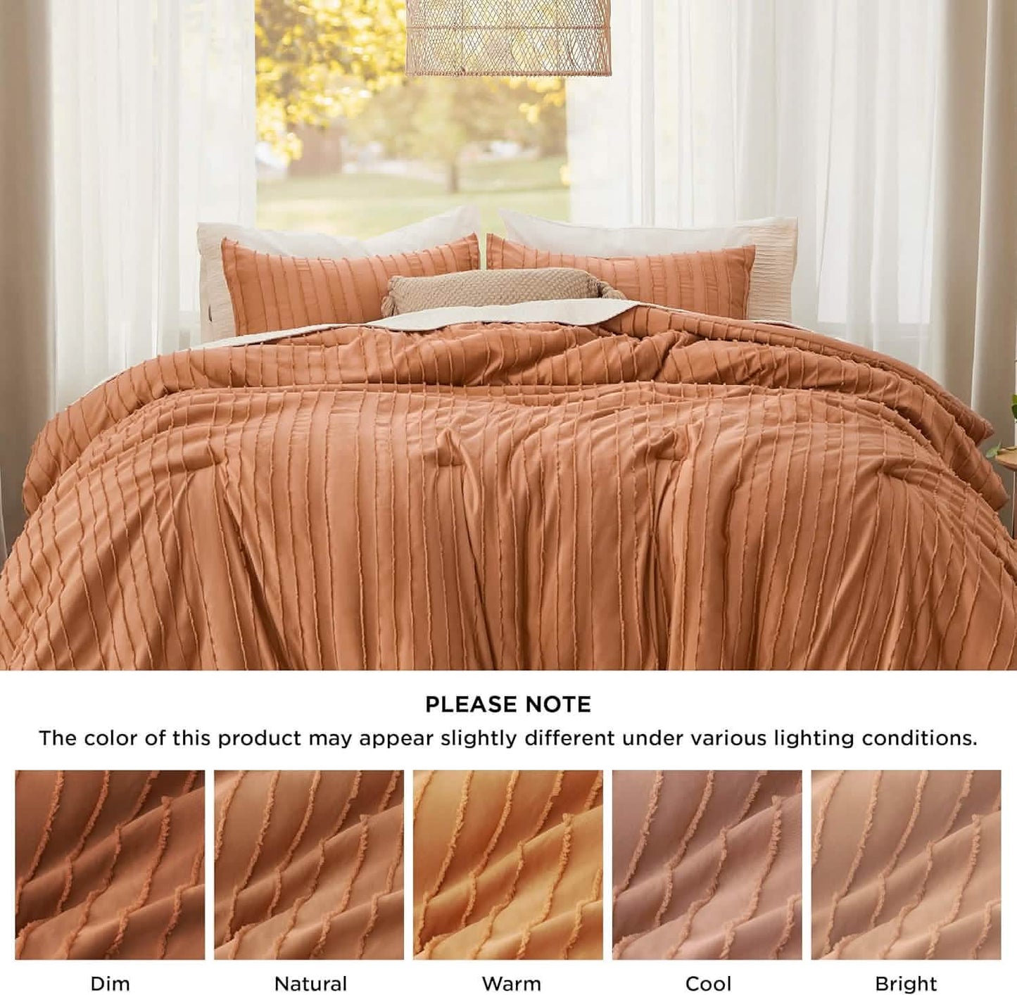 GentleSoft™ Clipped Jacquard Comforter Set