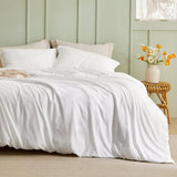 Polyester and Rayon Derived Duvet Cover Set