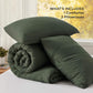 Prewashed Plain Comforter Set