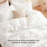 Yarn-Dyed Leaf Jacquard Duvet Cover Set