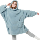 Shaggy Sherpa Blanket Hoodie