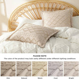 Tufted Embroidery Pillow Shams