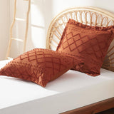 Tufted Embroidery Pillow Shams