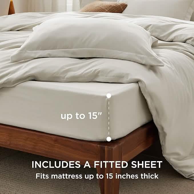 Comprehensive Prewashed Duvet Cover Set