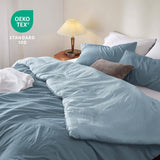 Prewashed Plain Comforter Set