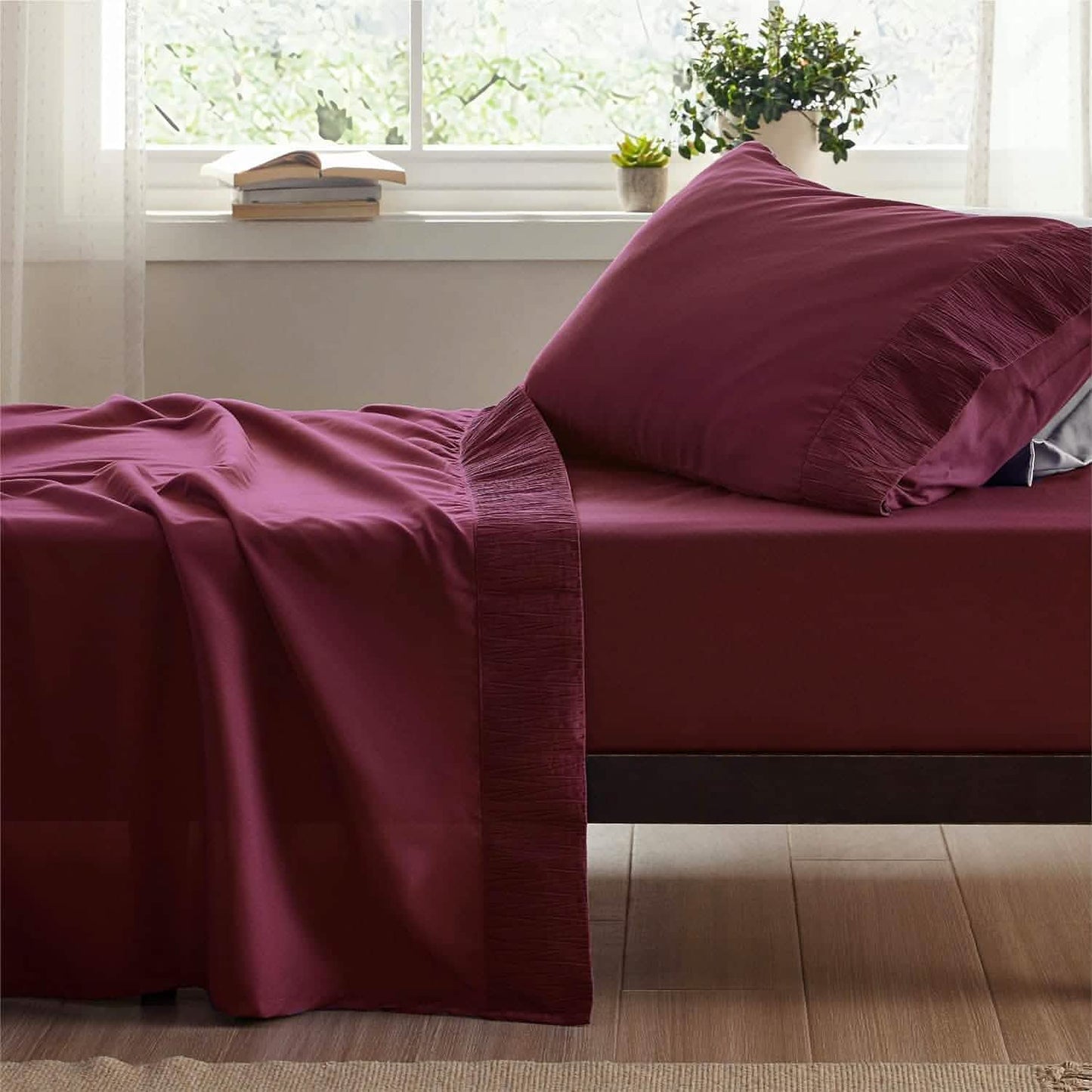 Ruched Sheet Set