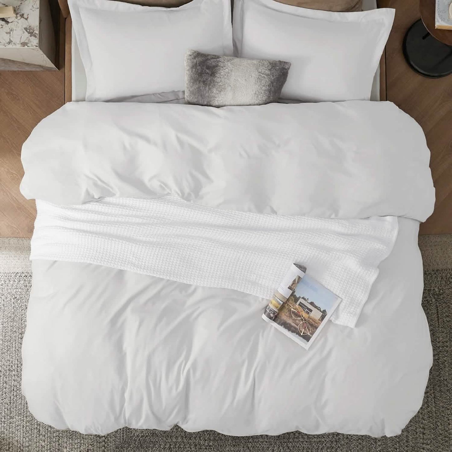 Brushed Polyester Microfiber Duvet Cover Set
