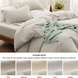 Prewashed Polyester Microfiber Duvet Cover Set