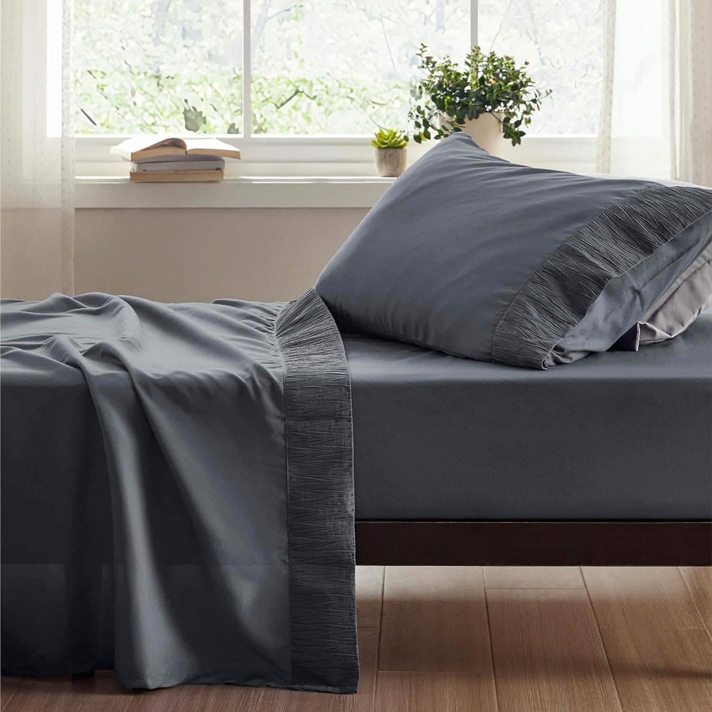 Ruched Sheet Set