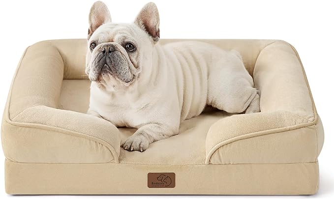 Orthopedic Flannel Dog Sofa