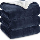 Sherpa and Fleece Reversible Blanket