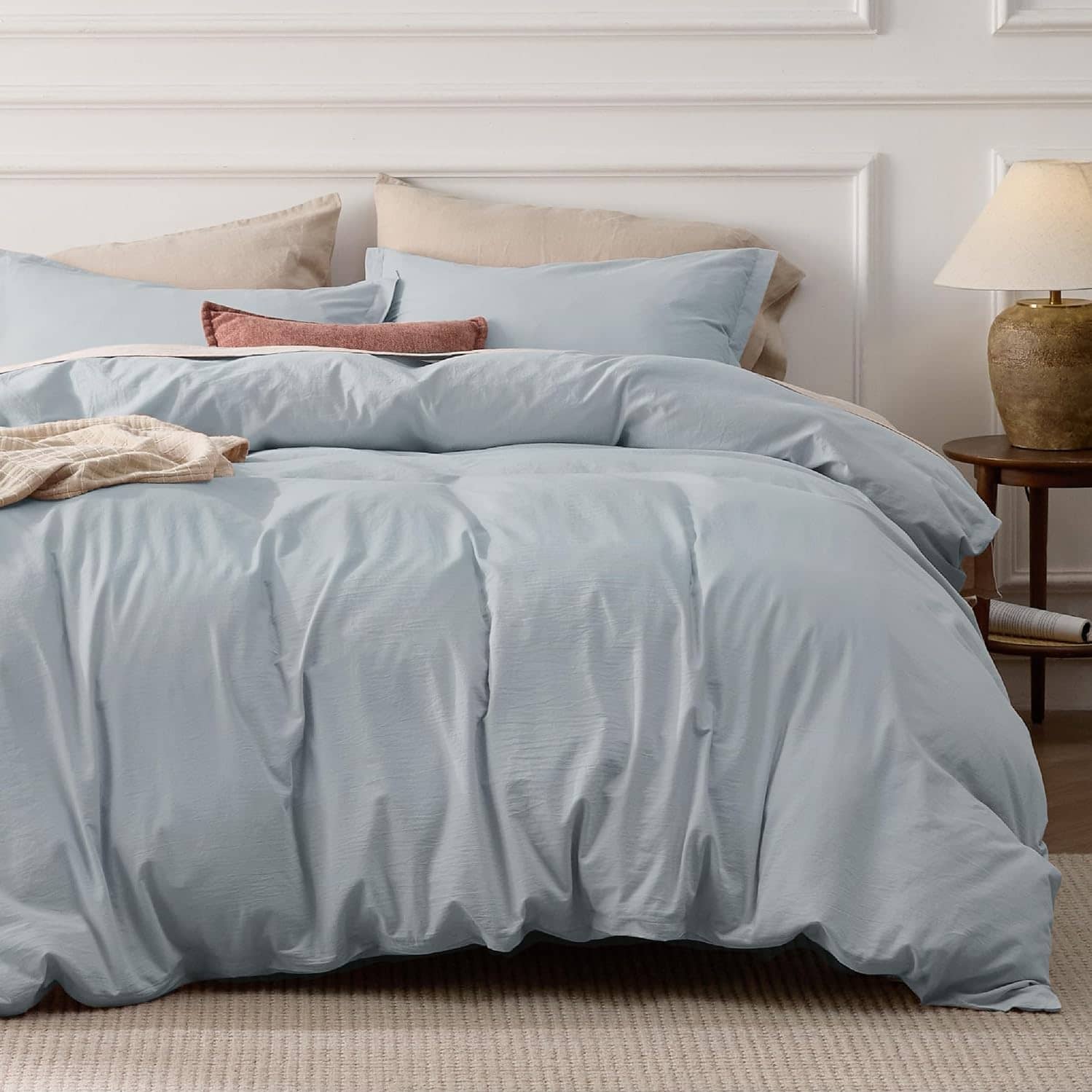 100% Washed Cotton Duvet Cover