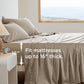 Lyocell Cotton Blend Washed Sheet Set