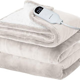 Bedsure Electric Heated Flannel Blanket