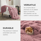 Bedsure Fuzzy Faux Fur Blanket