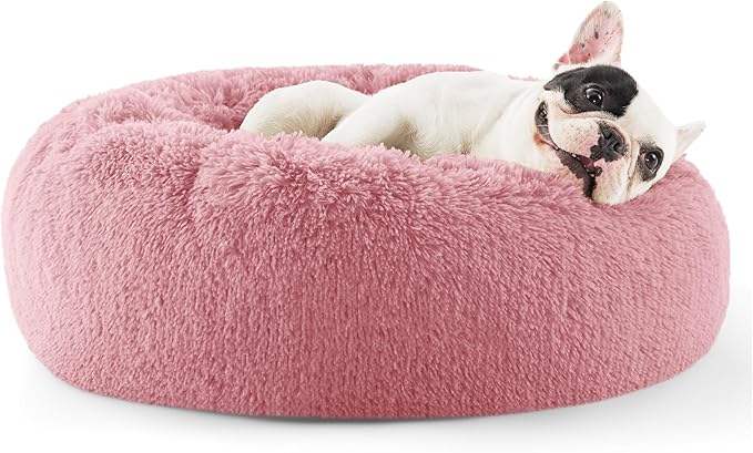 Calming Donut Bed for Dogs and Cats