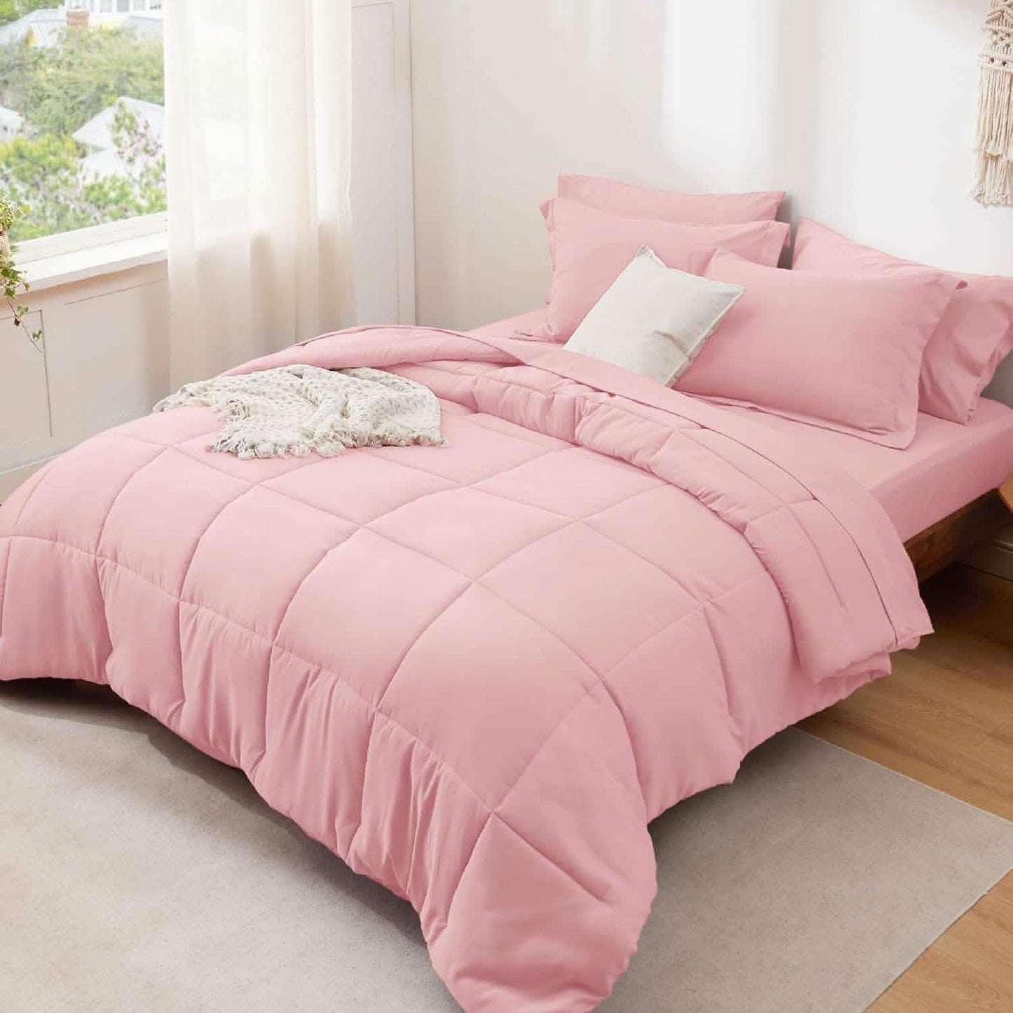 Comforter Set - 7 Pieces Solid
