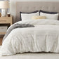 Striped Flannel Duvet Cover Set