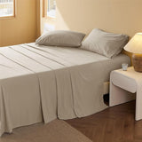 Bedsure Faux Cotton Flannel Sheet Set