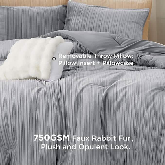 Fluffy Comforter Set