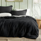 Polyester and Rayon Derived Duvet Cover Set