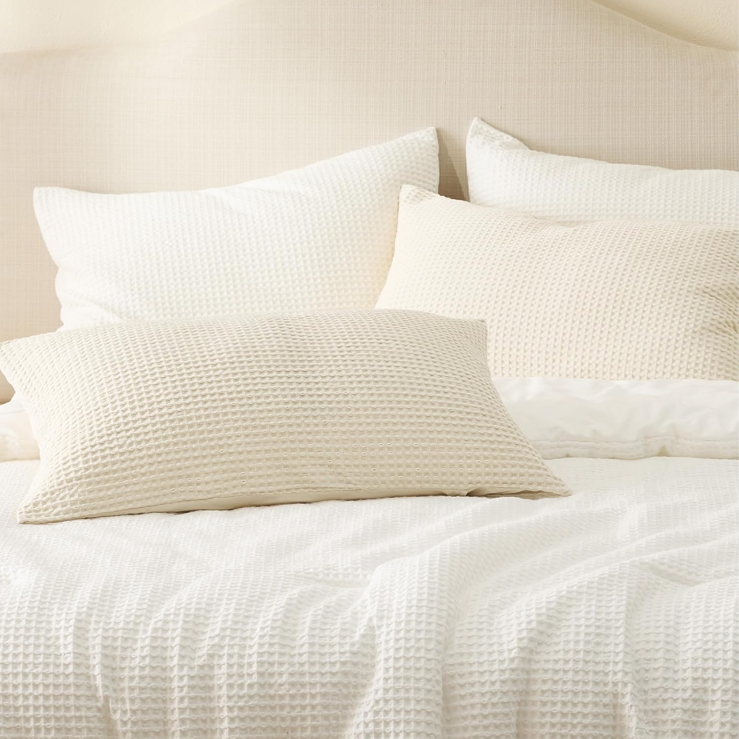 Cotton Waffle Weave Pillowcases