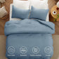 Prewashed Plain Comforter Set