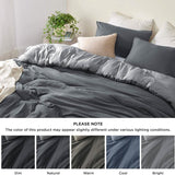 Prewashed Plain Comforter Set